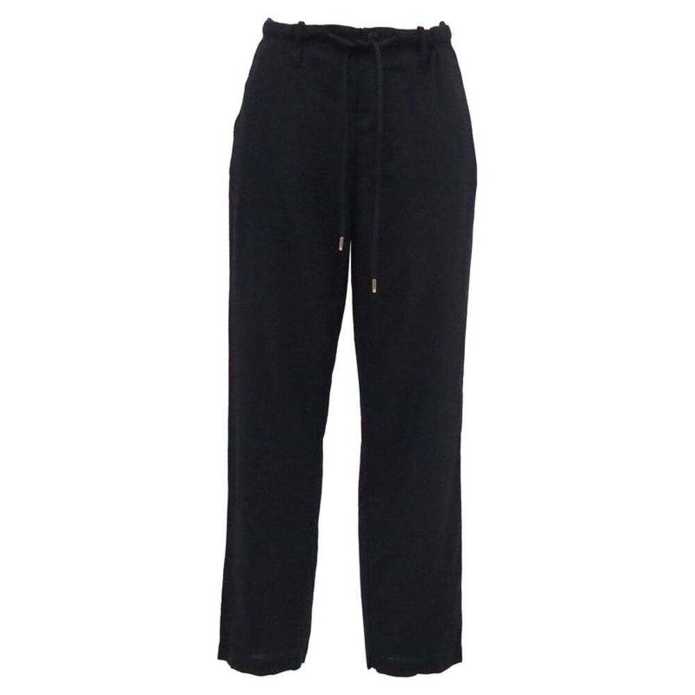 Zimmermann Drawstring Pants in Black Cotton